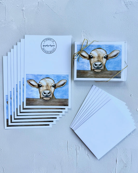 Cow Notecard Set