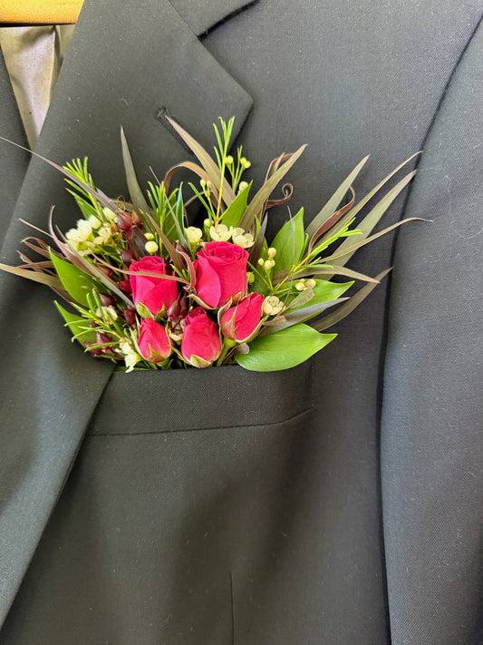 Prom/HOCO Bloom Pocket Square