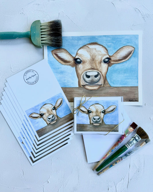 Cow Notecard Set